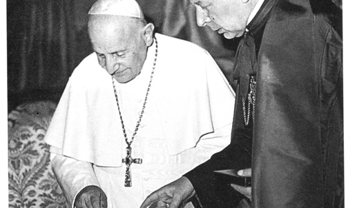 Ostatnia audiencja kard. Stefana Wyszyńskiego u Jana XXIII, Watykan, 20 maja 1963 r. Czy i co się (wy)prostuje?