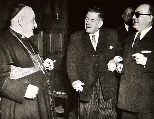 Kard. Angelo Roncalli, późniejszy Jan XXIII, niedawno kanonizowany święty