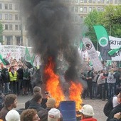 Górnicza manifestacja