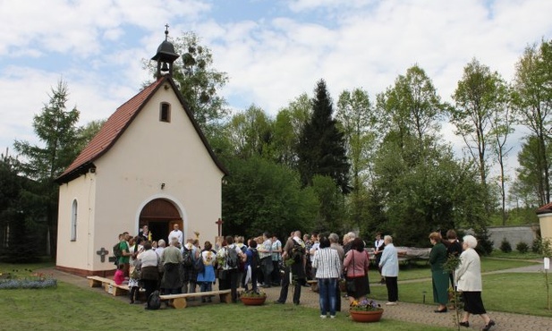 Pierwsza szensztacka pielgrzymka rodzin