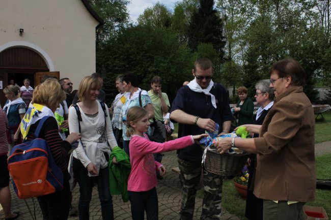 Pierwsza szensztacka pielgrzymka rodzin