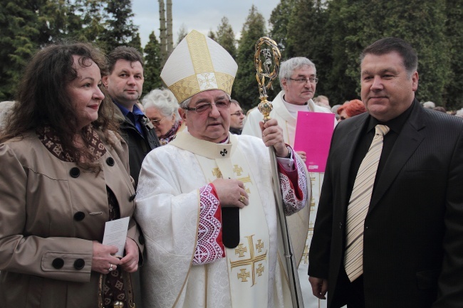 Poświęcenie pomnika św. Jana Pawła II