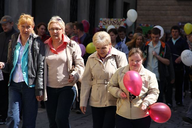 Marsz niepełnosprawnych w Tarnowie