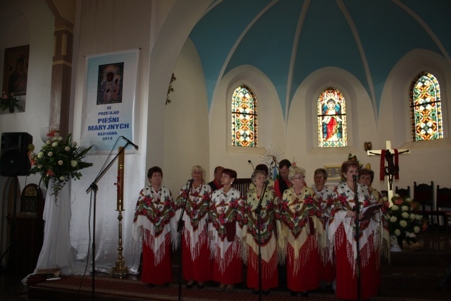 Przegląd Pieśni Maryjnej w Kłodawie