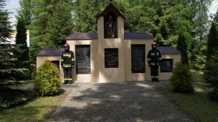 Strażacy w Sanktuarium MB Głogowieckiej