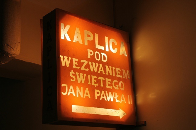 Pierwsza kaplica Świętego Papieża