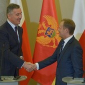Tusk: Polska wspiera Czarnogórę 