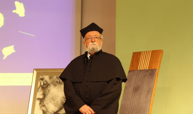 Doktorat honoris causa dla prof. Krzysztofa Pendereckiego