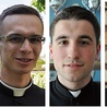 Klerycy z Wyższego Seminariu Duchownego w Tarnowie. Od lewej: Jacek Chmura, Michał Sapalski, Michał Mos, Daniel Syjut