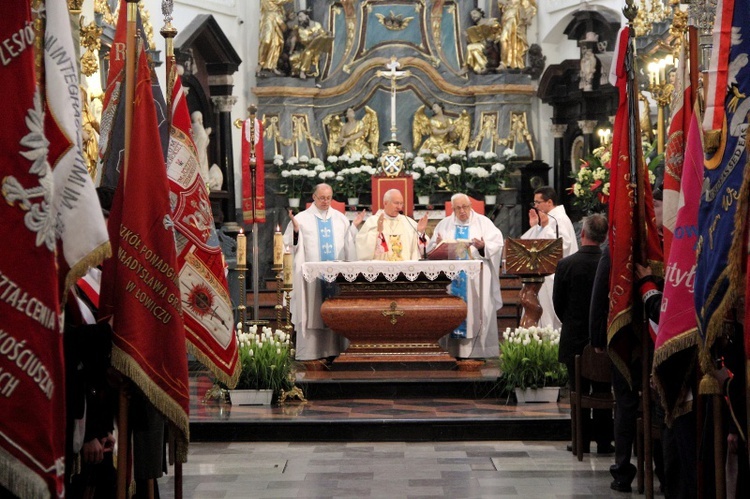 Uroczystości trzeciomajowe w Łowiczu