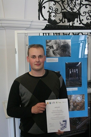 Mateusz Janiszewski z ZSP nr 2 RCKUiP w Łowiczu zdobył II miejsce w kategorii szkół ponadgimnazjalnych