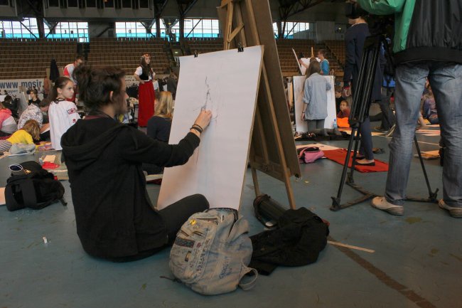 Miedzynarodowy festiwal rysowania w Zabrzu