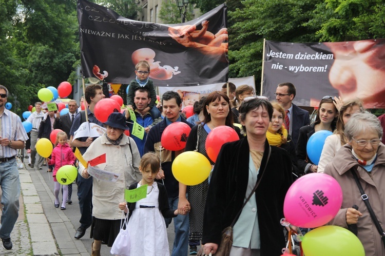 Marsz dla życia i rodziny w Katowicach