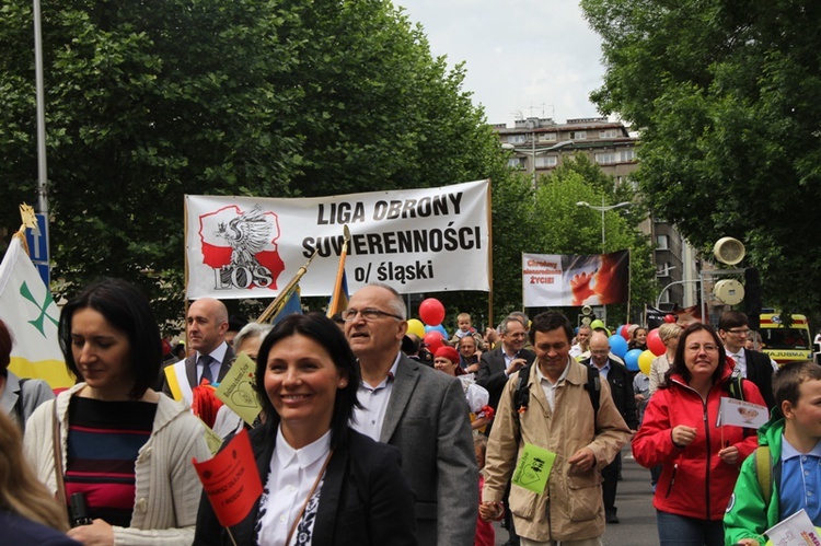 Marsz dla życia i rodziny w Katowicach