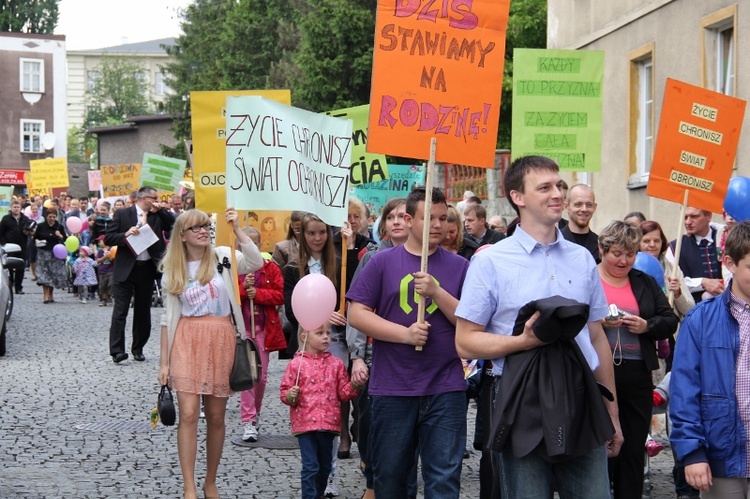 Marsz dla Życia i Rodziny w Wodzisławiu Śląskim