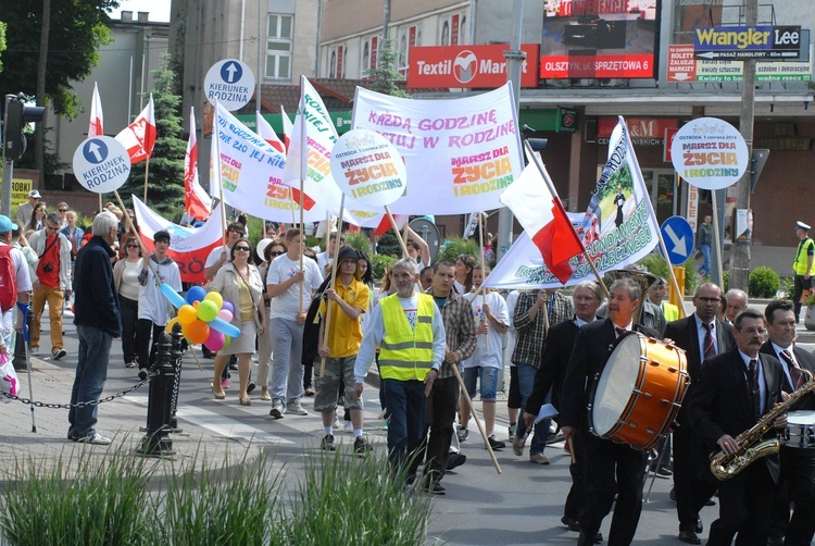 Marsz dla życia i Rodziny w Ostródzie