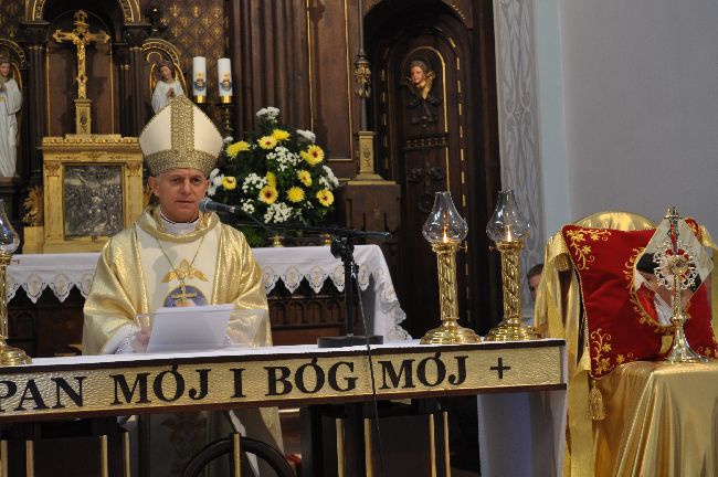 Abp Mokrzycki w Wieczfni Kościelnej