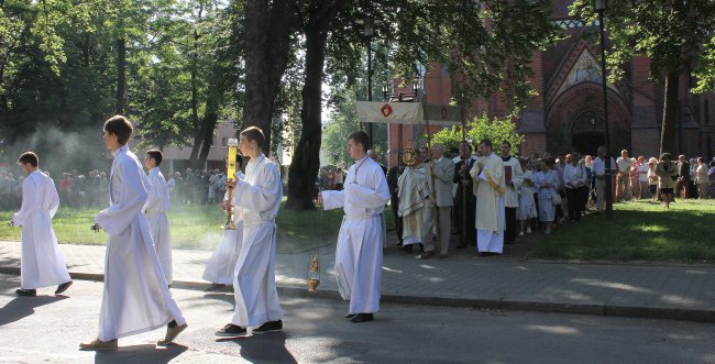 Procesja Bożego Ciała w Gliwicach