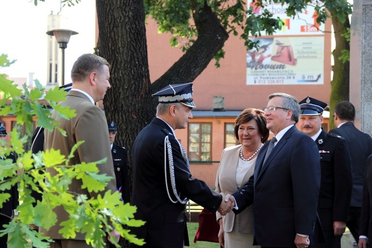 Prezydent Komorowski w Łowiczu