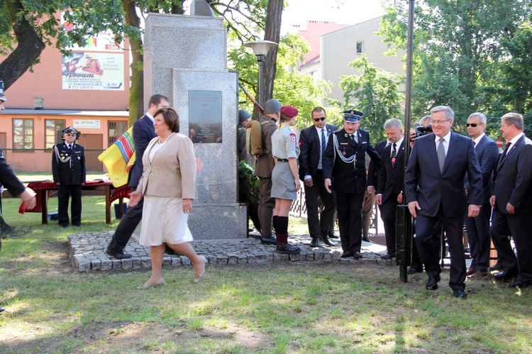 Prezydent Komorowski w Łowiczu