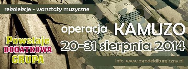 Kurs Animatorów Muzycznych Oazy KAMuzO 2014, Brenna Leśnica, 20-31 sierpnia