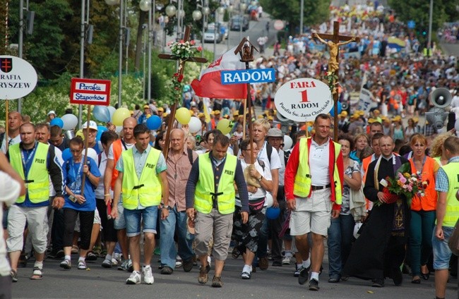 Pątnicy na Jasną Górę dotrą 13 sierpnia