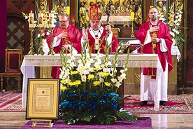 Metropolita warmiński abp Wojciech Ziemba przewodniczył Mszy św. w święto św. Jakuba, patrona Olsztyna