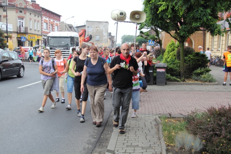 69. Pielgrzymka Rybnicka - postój w Miasteczku Śl.