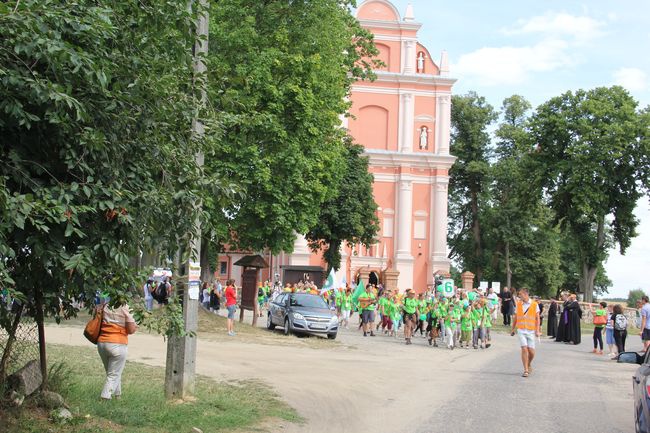 Wyjście pieszej pielgrzymi ze Skrzatusza