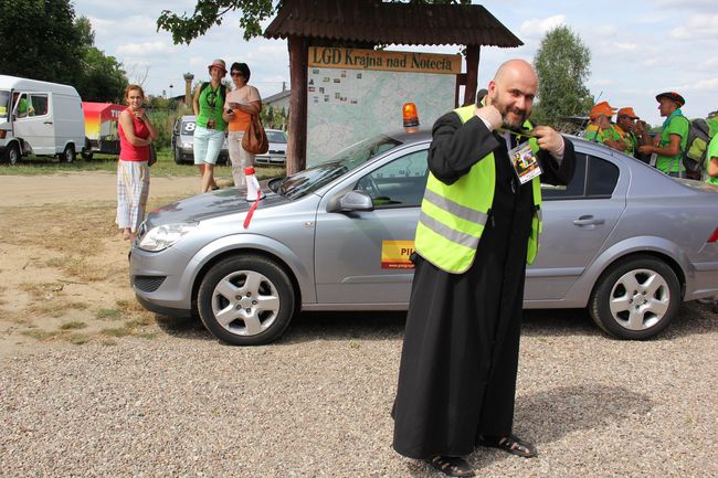 Wyjście pieszej pielgrzymi ze Skrzatusza