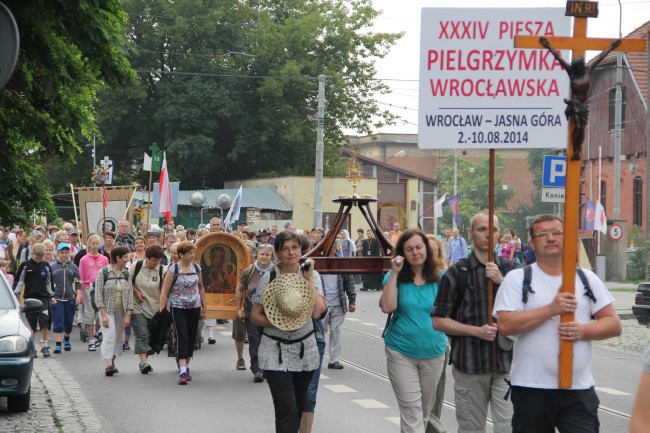 34. Piesza Pielgrzymka Wrocławska - dzień pierwszy