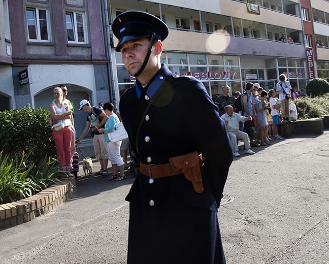 Powstańcza barykada w Koszalinie