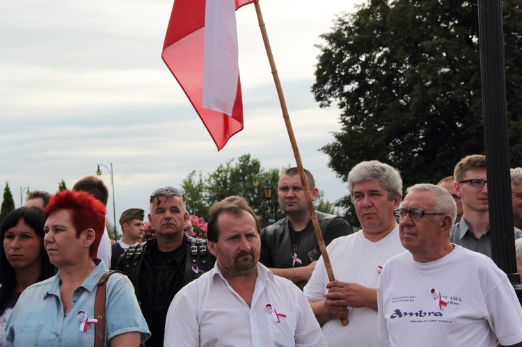 Sochaczewianie w hołdzie powstańcom