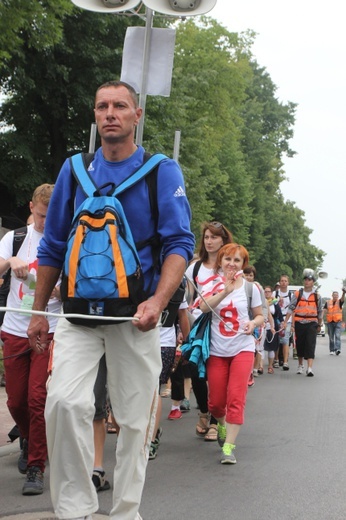 Stąd widać było jasnogórski szczyt...