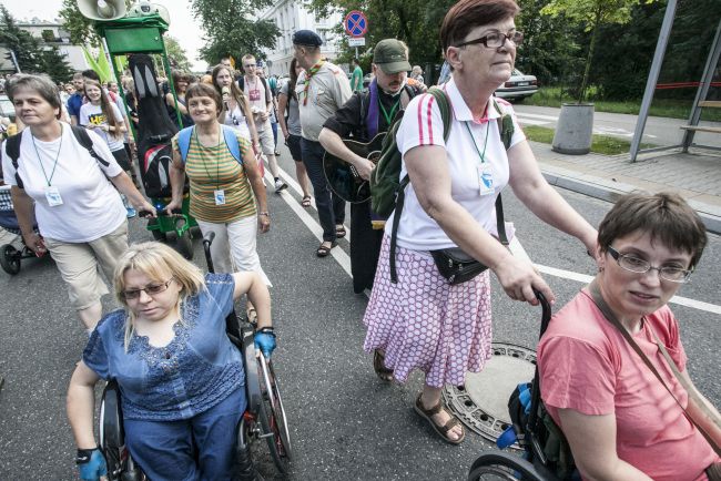 "Jesteśmy" - niepełnosprawni idą na Jasną Górę