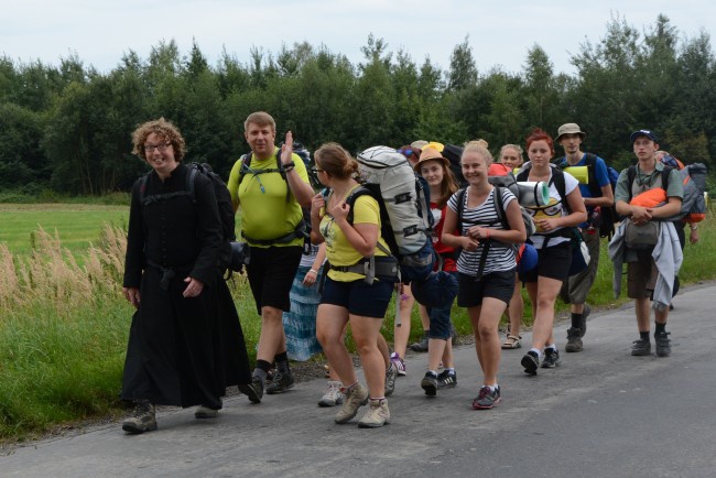 Liderzy ŚDM na Camino