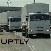 Rosyjski konwój jedzie na Ukrainę