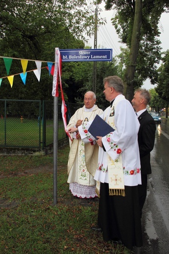 Msza św. na skwerze bł. Bolesławy Lament