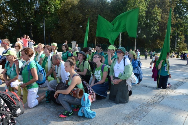 Wejście na Jasną Górę