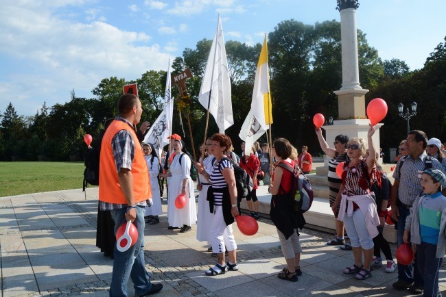 Wejście na Jasną Górę