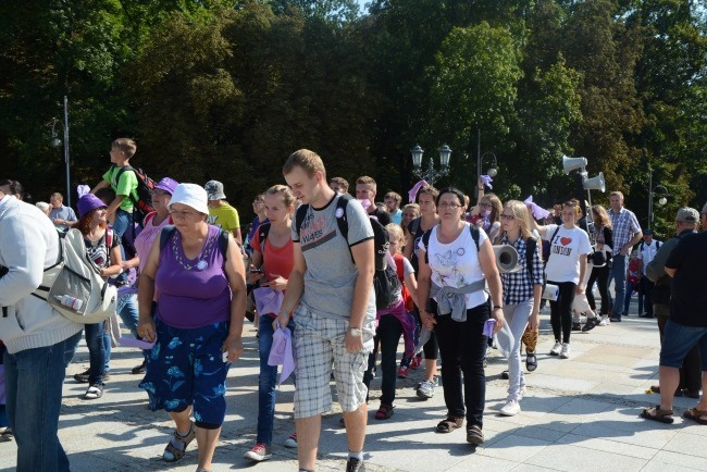 Wejście na Jasną Górę c.d.