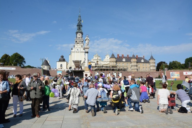 Wejście na Jasną Górę c.d.