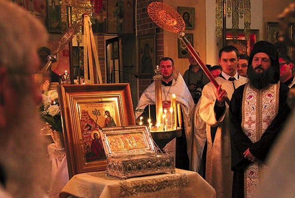  Powitanie relikwii w katedrze pw. Narodzenia Przenajświętszej Bogarodzicy 
