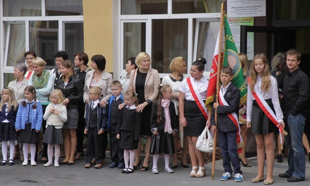 Otwarcie sali gimnastycznej w Trzebini