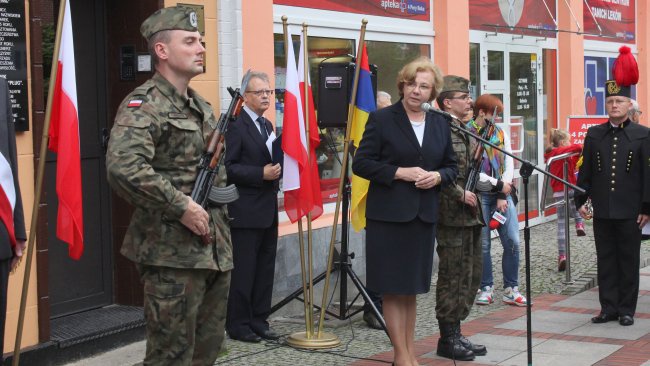 Tablica płk Łukasza Cieplińskiego w Zabrzu