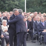 Bronisław Komorowski i Joachim Gauck na Westerplatte 