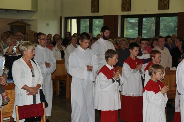 Prymicje bp. Tadeusza Kusego w Cieszynie-Kalembicach