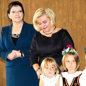 Wśród gości była marszałek RP Ewa Kopacz. Z prawej Ilona Jaroszek