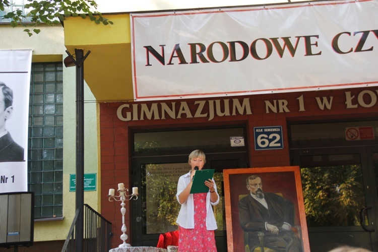 "Narodowe Czytanie" w Gimnazjum nr 1 w Łowiczu