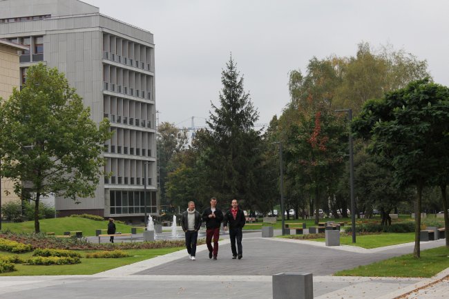 Miasteczko akademickie Politechniki Śląskiej i nowe boisko